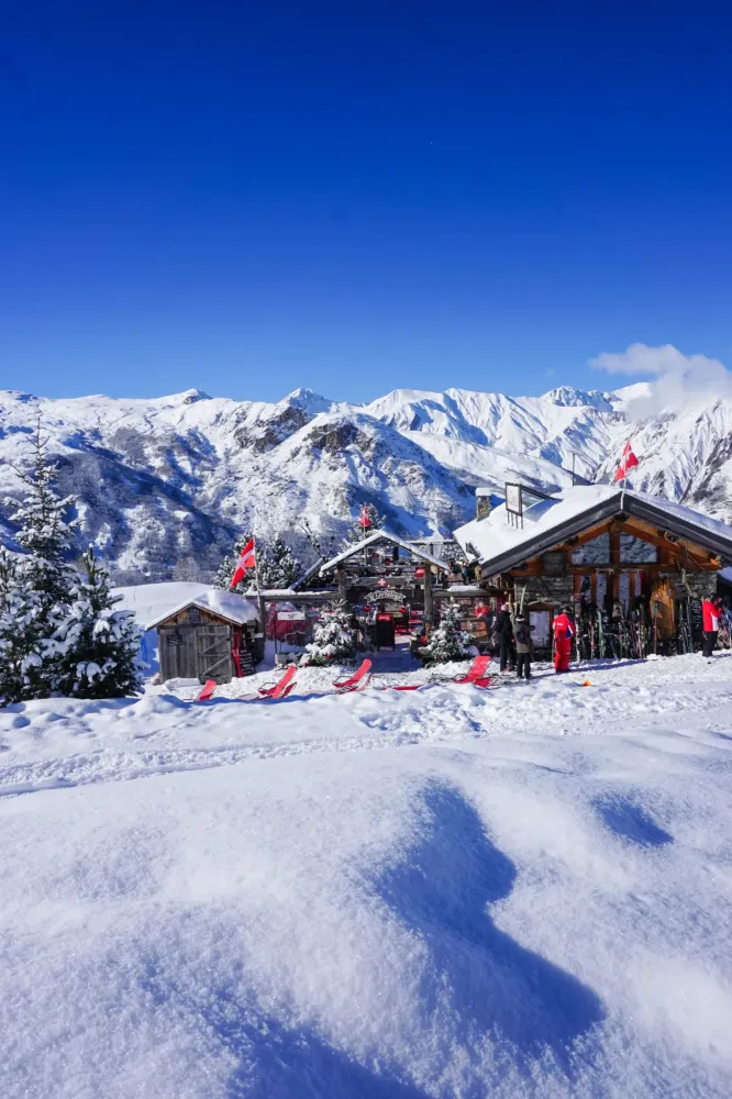 Restaurant montagnard près de Méribel